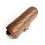 グッチ GG マーモント キルティングレザー ミニチェーンバッグ